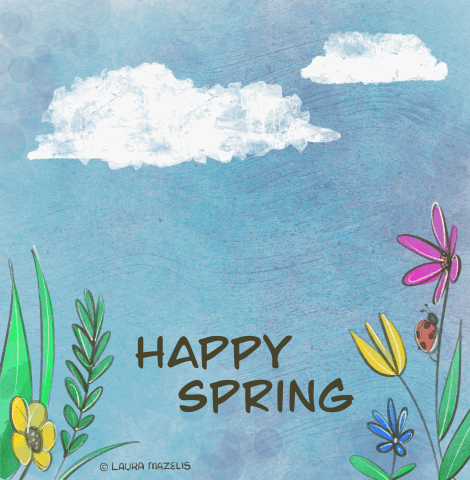 ▶︎ Bee Spring: Procreate gif
