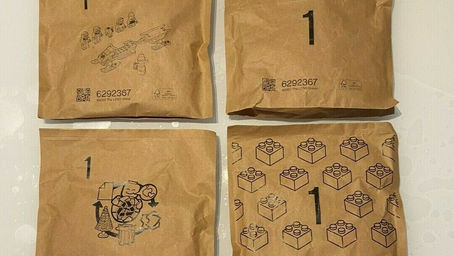 Lego Rarität - Neue Lego Produkttest Verpackung aus Papier - wohl streng geheim bei Ebay gesichtet! 