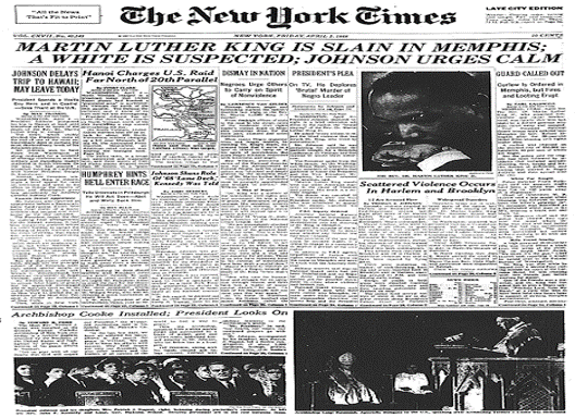 MARTIN LUTHER KING SHOT 