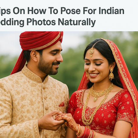 7 Tips On How To Pose For Indian Wedding Photos Naturally