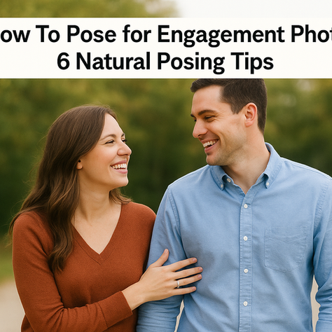 How To Pose for Engagement Photos: 6 Natural Posing Tips