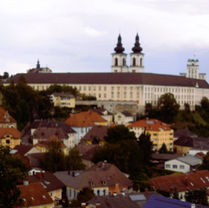 Ein Blick auf das Stift Kremsmünster