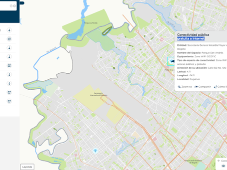 Engativá cuenta con zona WiFi gratuita que la ciudadanía pueda ubicar en un nuevo mapa digital