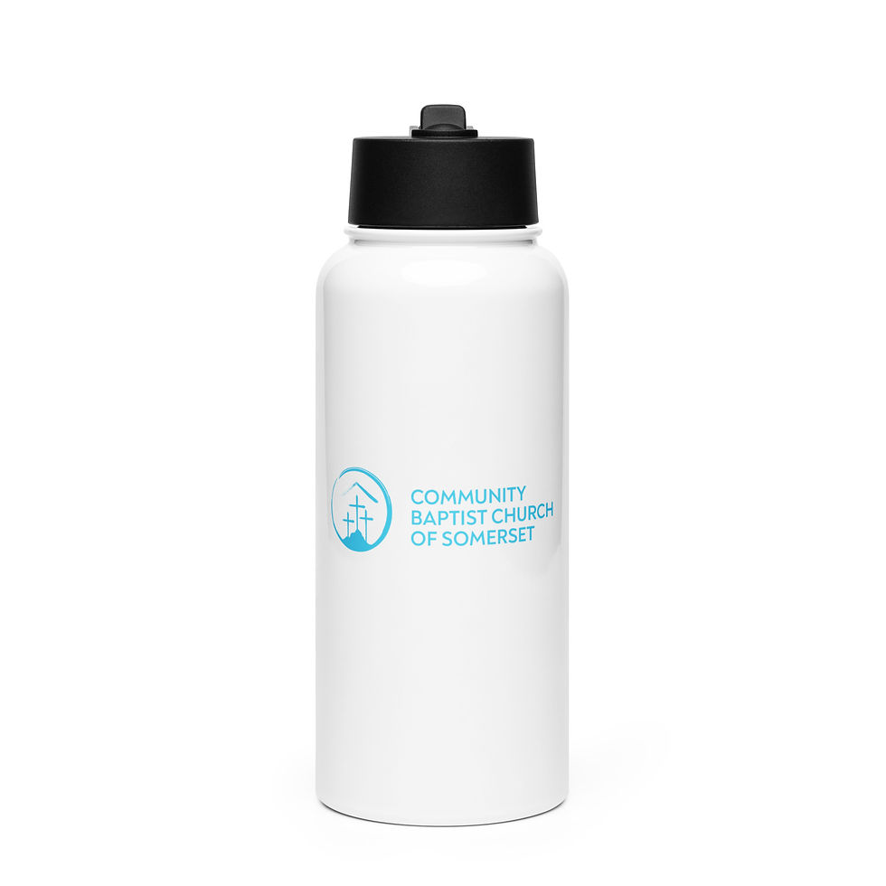 Thumbnail: Stainless steel water bottle with a straw lid