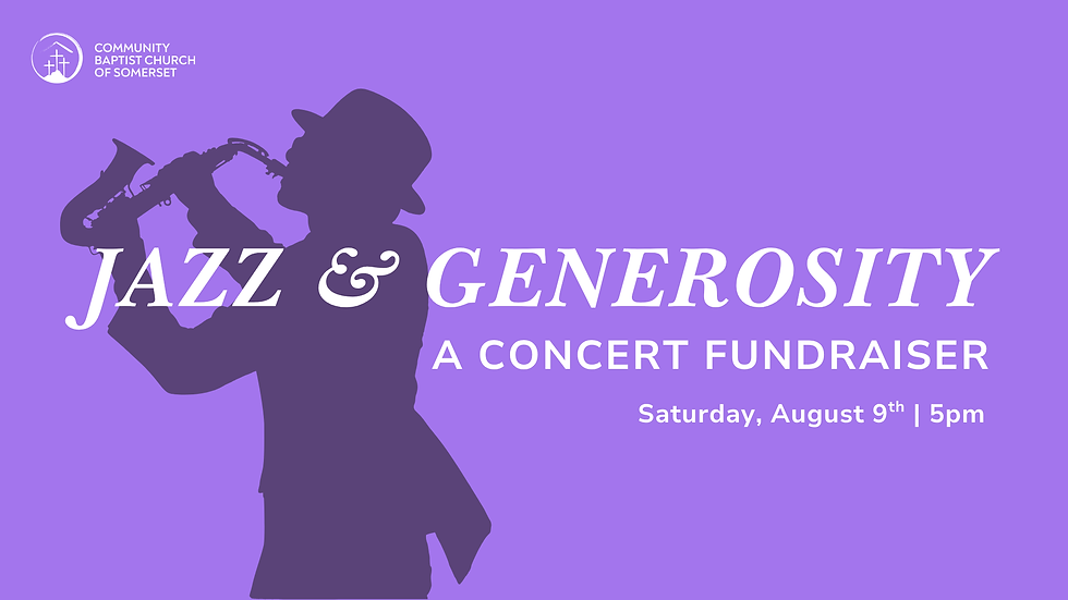 Jazz & Generosity Concert Fundraiser