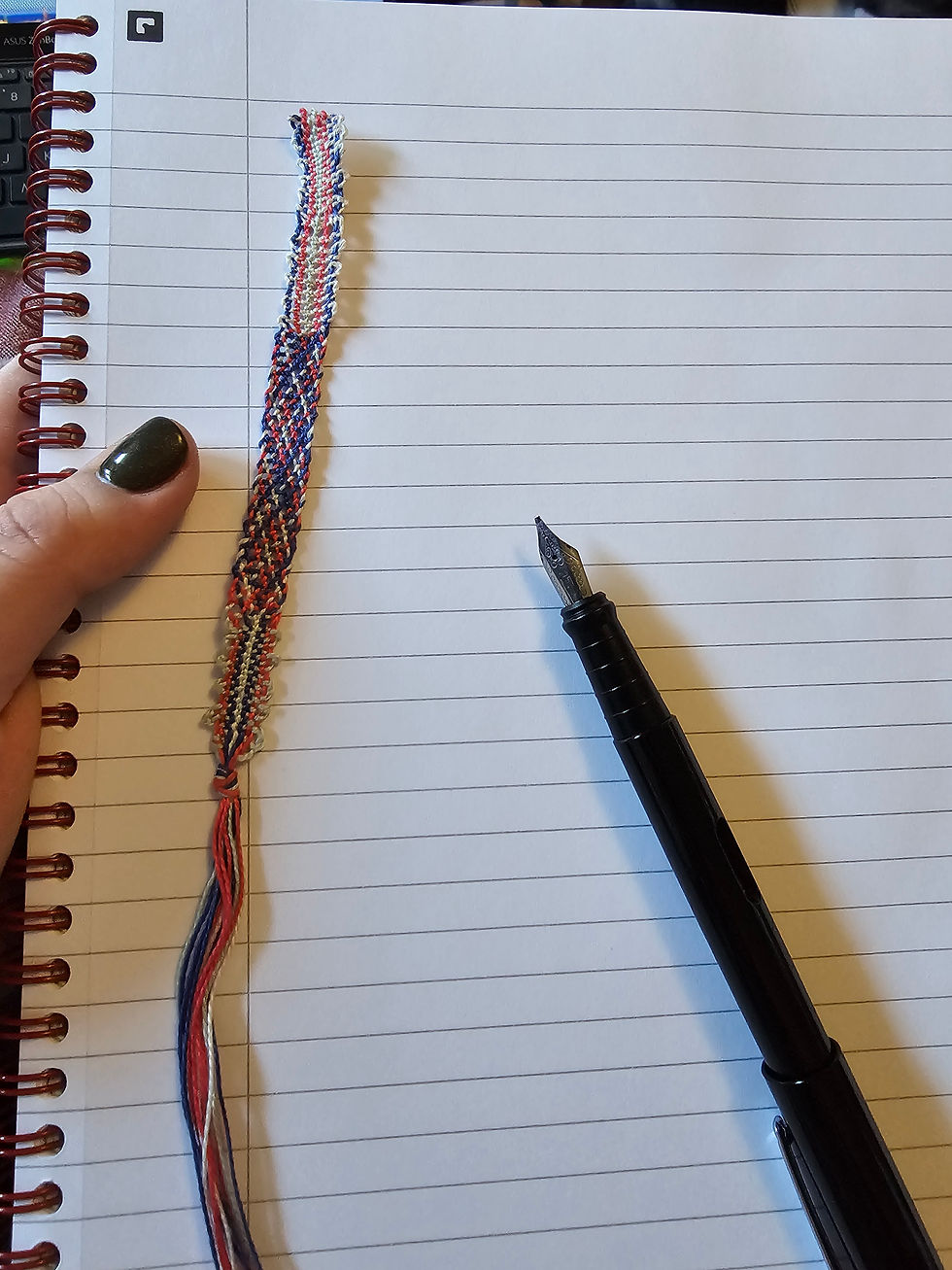 I'm very grateful that my Grammy wrote diagonal lines on the page and had me practice my slanted cursive.