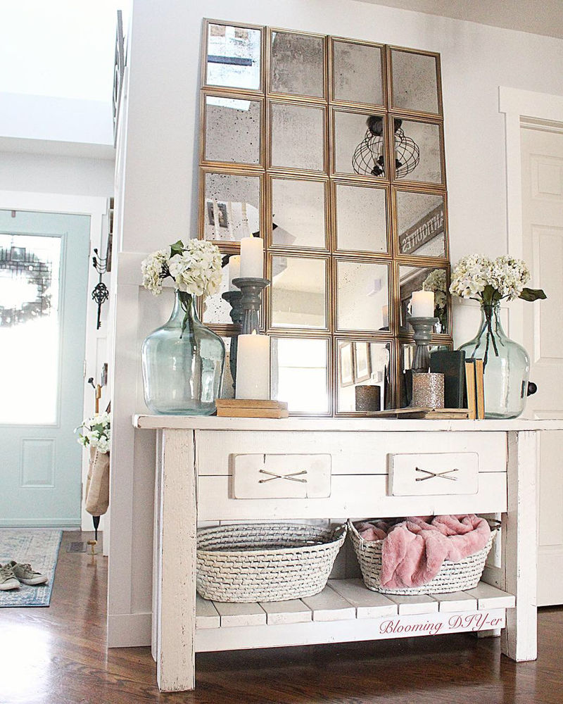 Dollar Tree Window Pane Mirror
