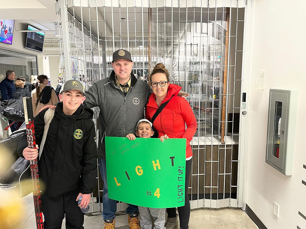 Candice and Kody Light with their kids in Okotoks.
