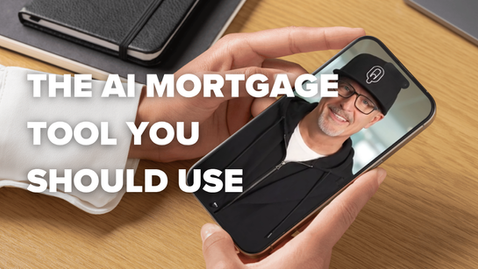 The AI Mortgage Tool You Should Use | Woman holding cell phone with a man talking on screen.