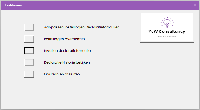 Thumbnail: Custom Onkostendeclaratie Excel template (NL)