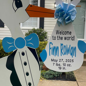 Baby Stork MD Stork Birth Announcement Rentals (240)863-2873