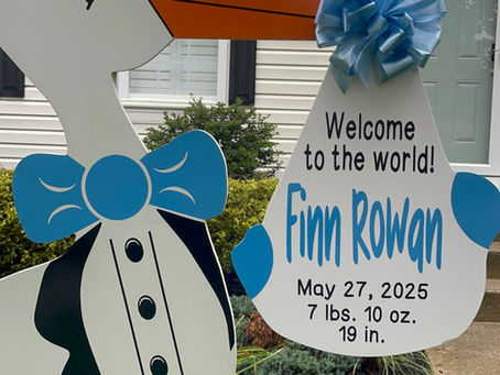 Baby Stork MD Stork Birth Announcement Rentals (240)863-2873