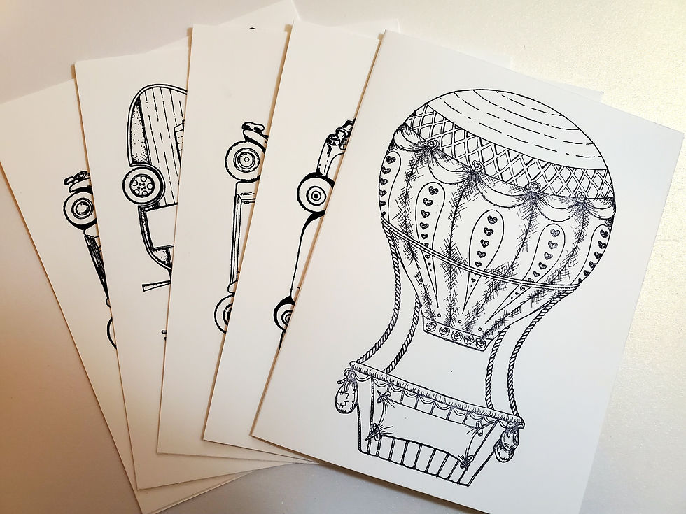 Thumbnail: Let's travel 🛸 -DIY Cards