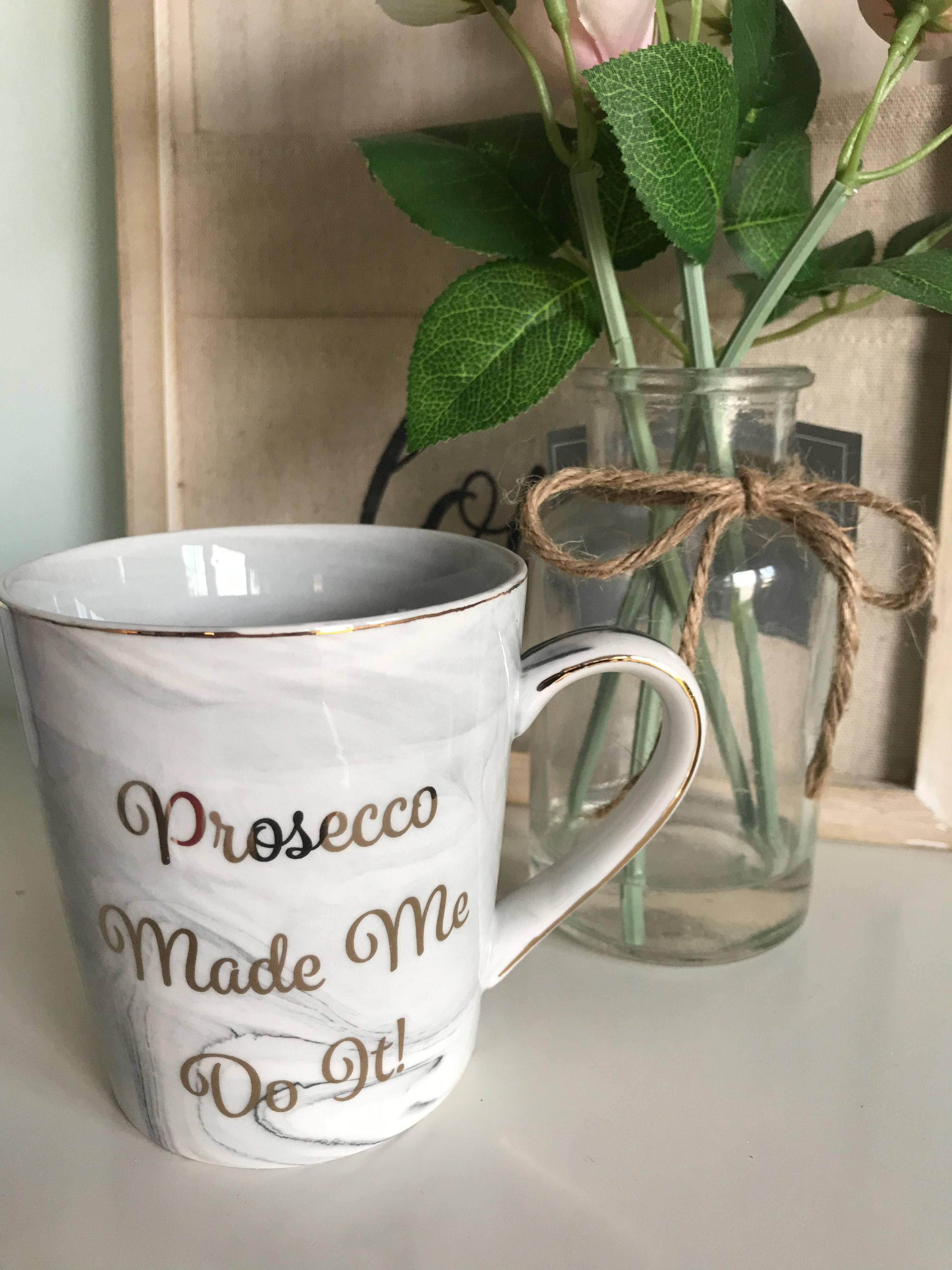 Prosecco mug... marble design