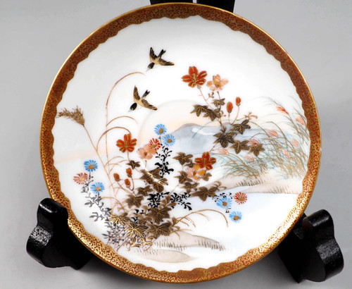 明治時代　横浜焼　井村彦次郎　朝顔　クリーマー　里帰り　輸出品 明治時代 横浜焼 井村 朝顔 クリーマー 里帰り 輸出品 明治時代 横浜焼