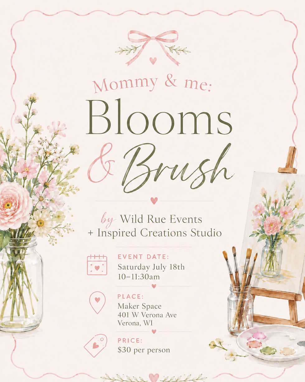 Mommy and Me: Blooms and Brush