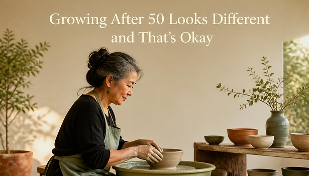 Growing After 50 Does Not Follow a Straight Line
