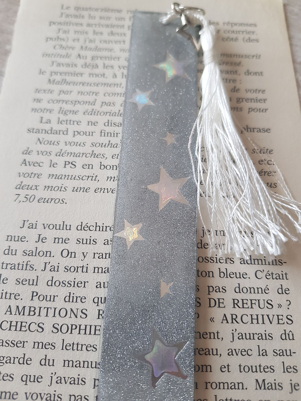 Miniature :  Marque page en résine 