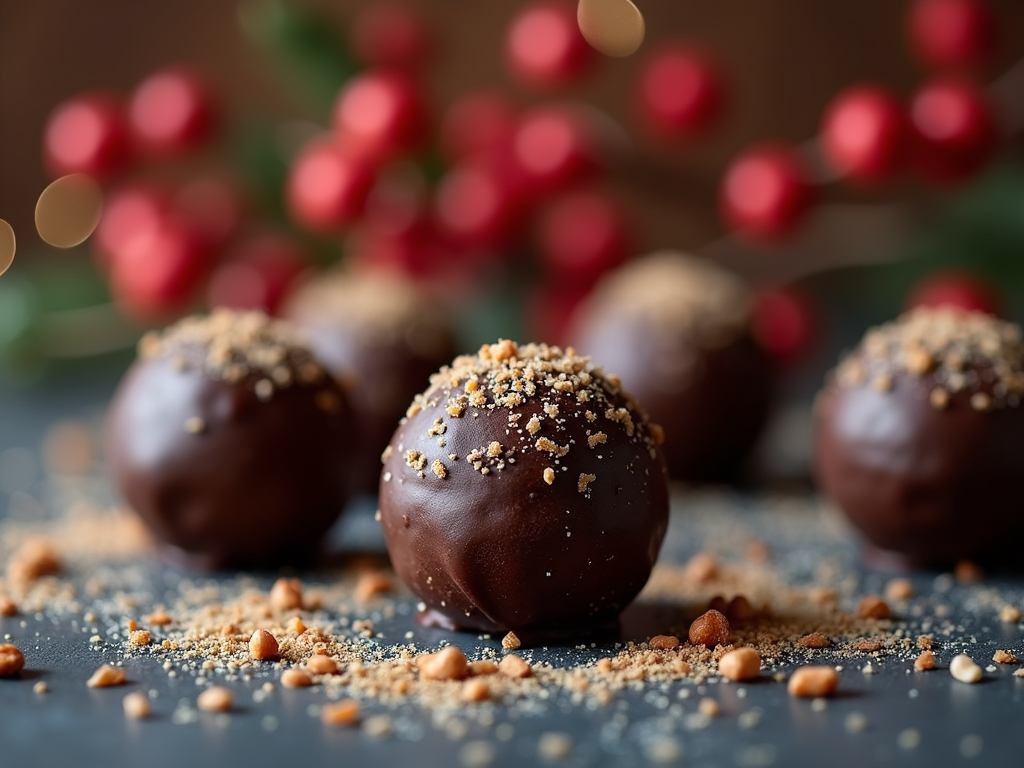Dark Chocolate Olive Oil Truffles