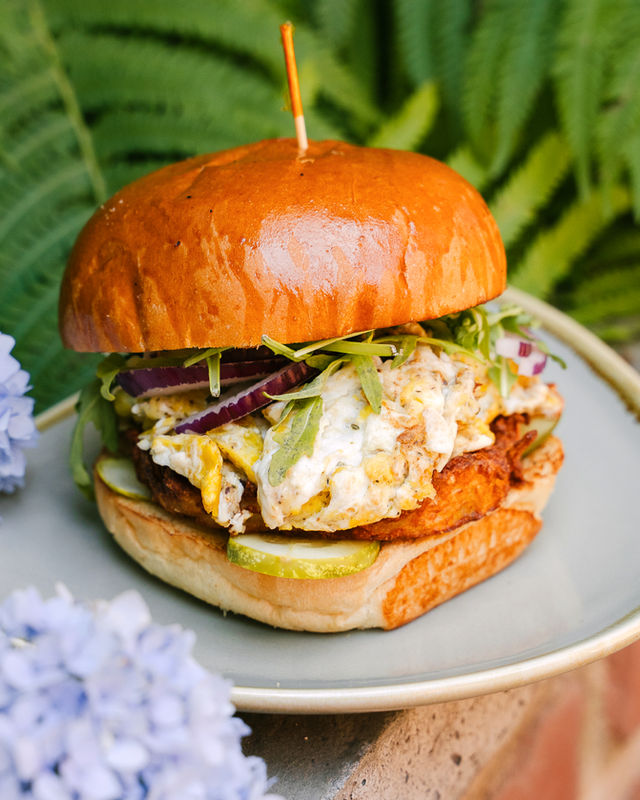 Green Goat burger