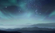 Night sky, calm sleep