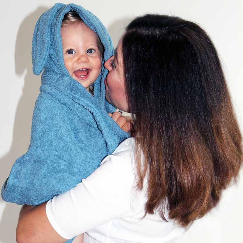 תמונה ממוזערת: מי ננה מגבת מעוצבת עם קשירה לצוואר- Mi Nene