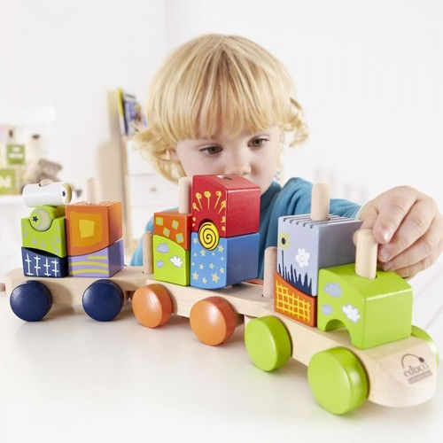 תמונה ממוזערת: Hape רכבת השחלות צעצוע התפתחות