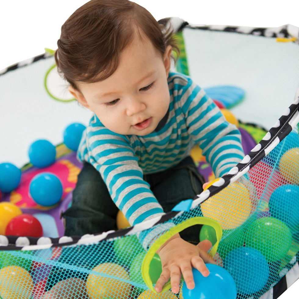 תמונה ממוזערת: אוניברסיטה רב שלבית משולבת בריכת כדורים 3 ב 1 כולל כדורי משחק - צב ירוק Twigy