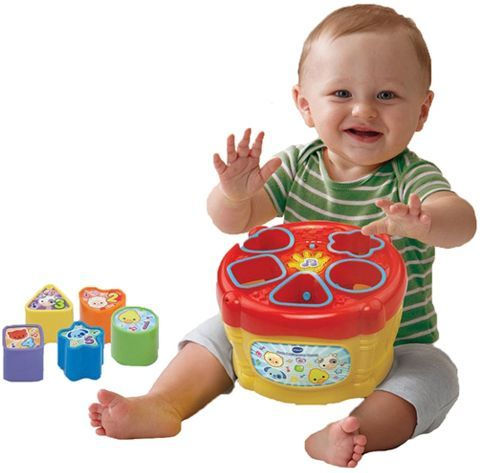 תמונה ממוזערת: תוף התאם צורה מנגן ומדבר - דובר עברית Vtech