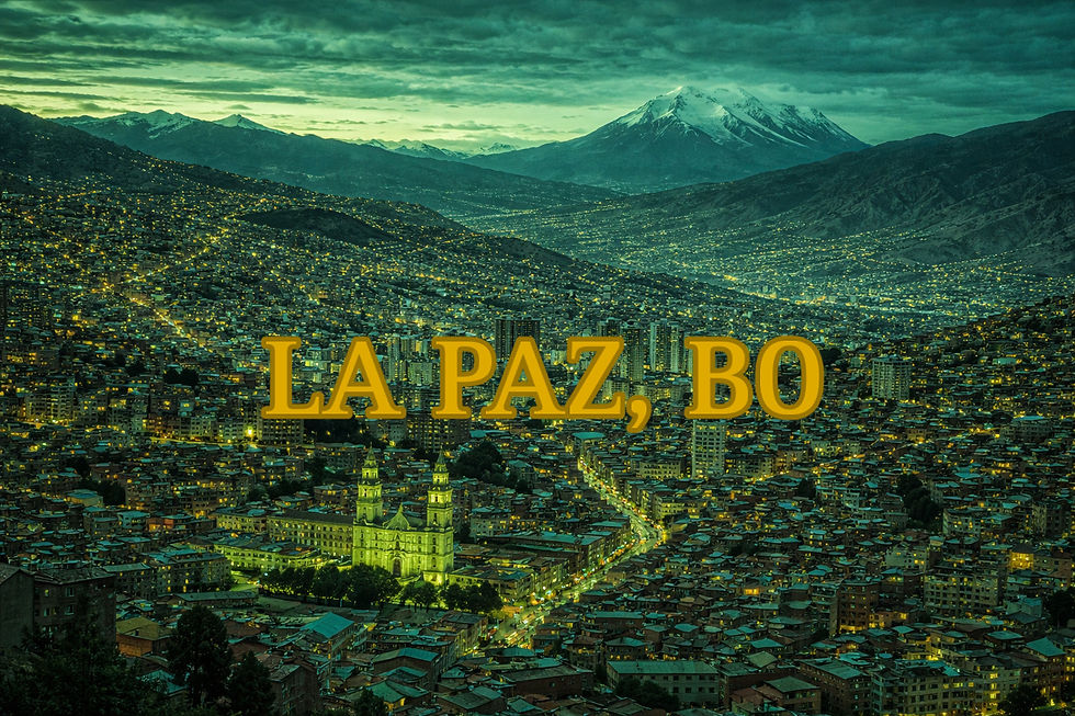 LA PAZ - SOUTH AMERICA TOUR