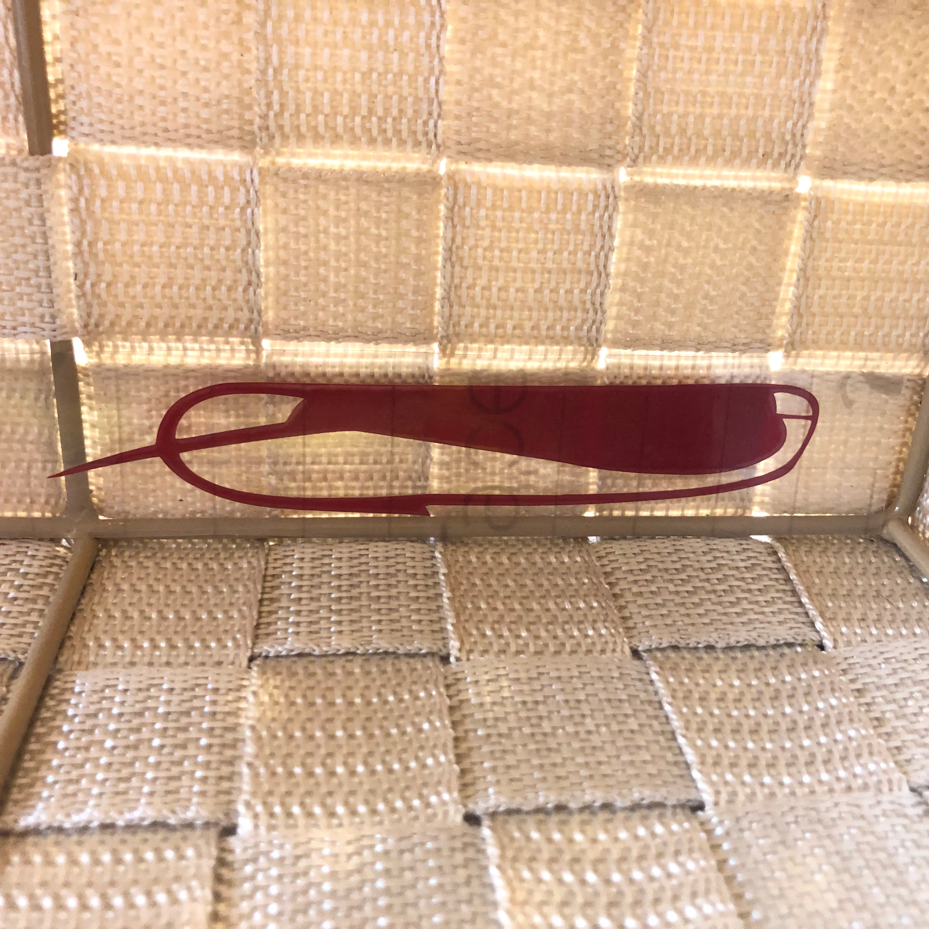 Red-Tailed Hawk Tail Feather Vinyl Decal