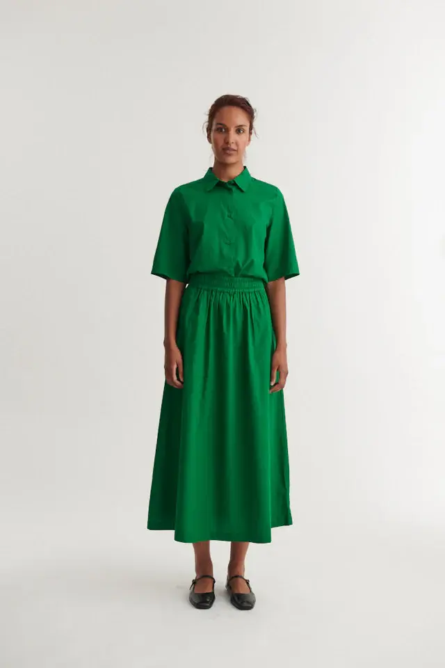 Thumbnail: Silje Long Skirt - Abundant green