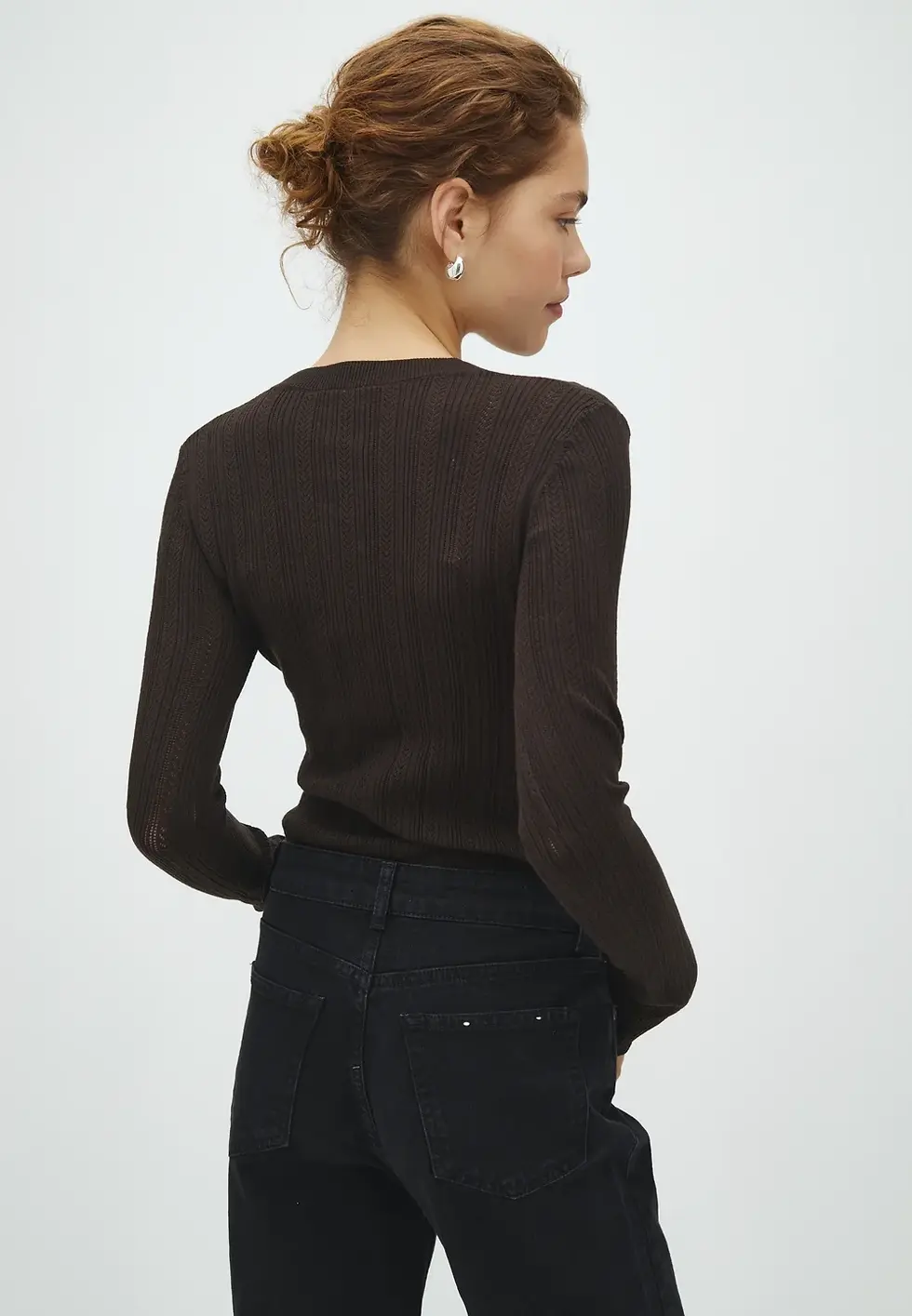 Thumbnail: Tourbonna-M Knit Sweater - Java
