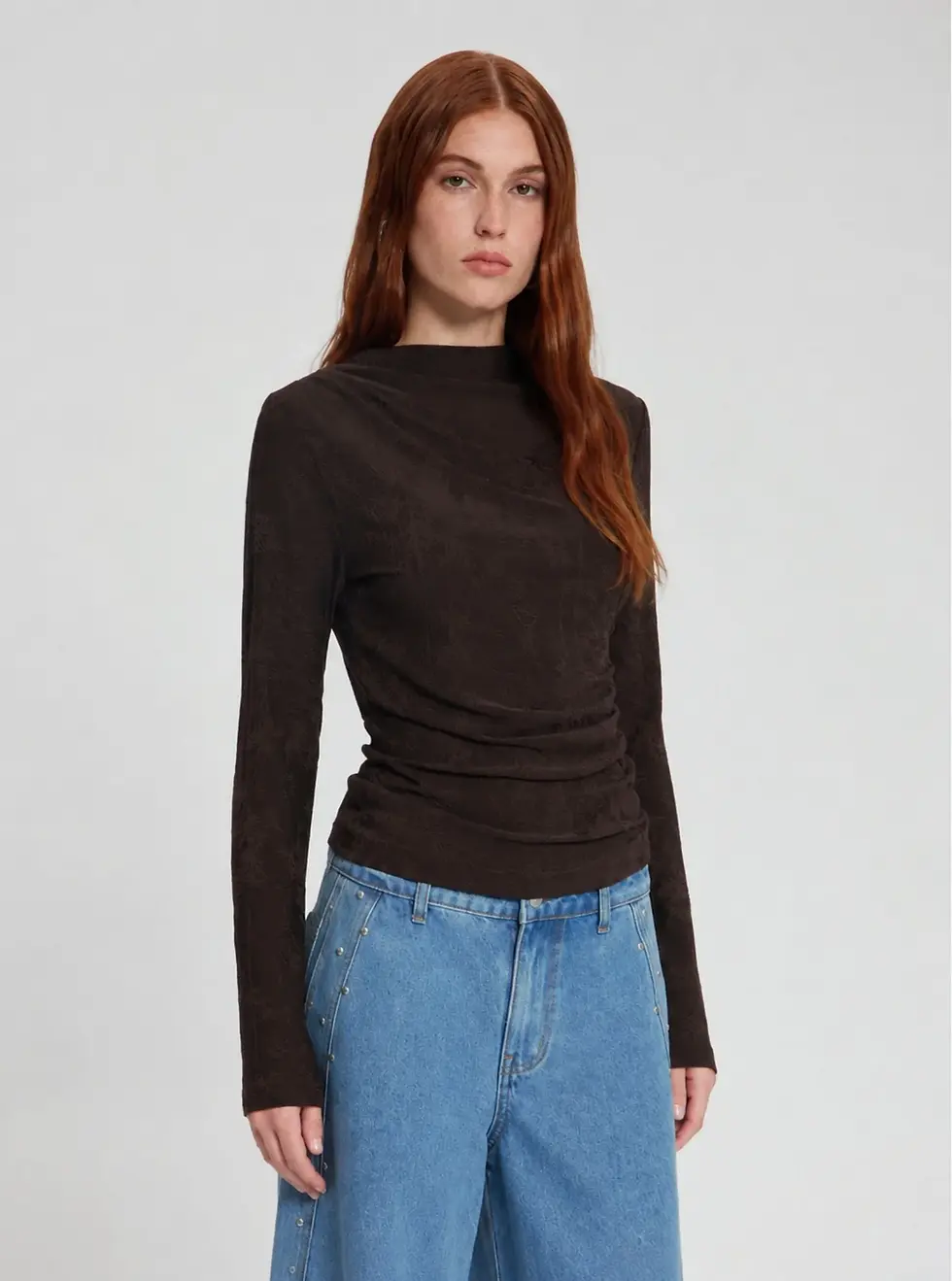 Thumbnail: Edie LS Top - Brown