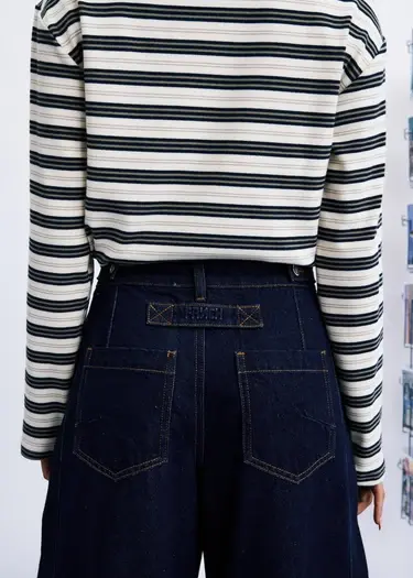 Thumbnail: NAMI Jeans Navy Blue
