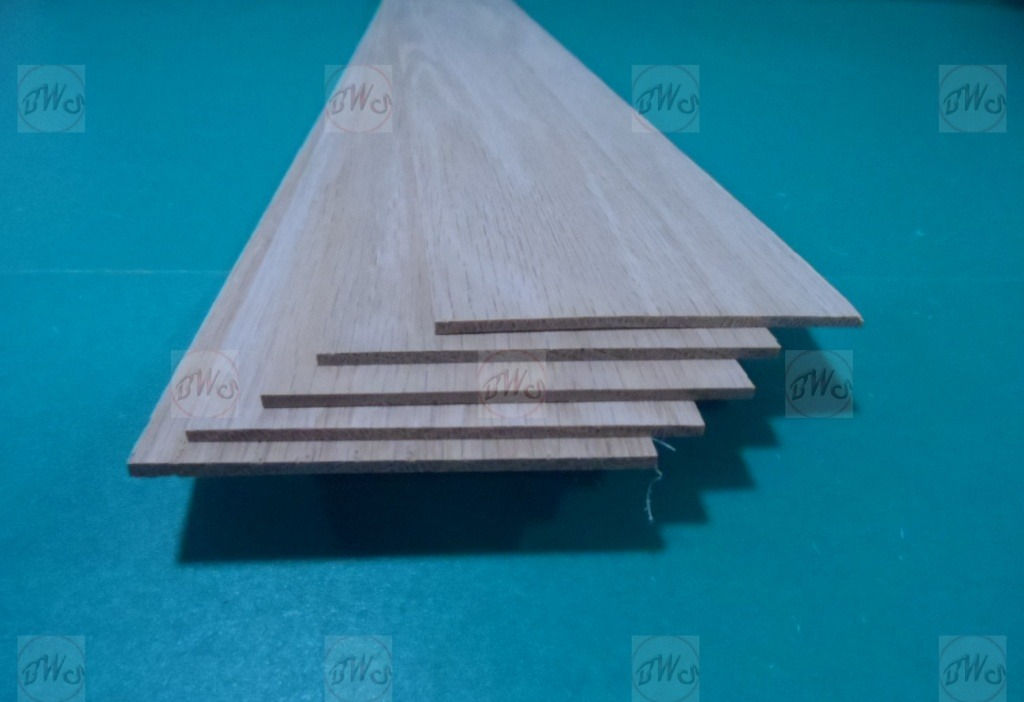 Oak Wood 3/32 x 3 x 24"