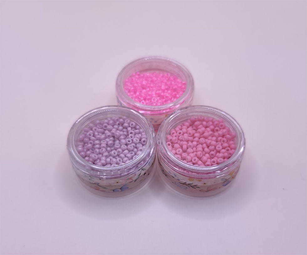 Miniature : Trio Miyuki Rocailles 11/0 - Rose / Pink I (26-0223)