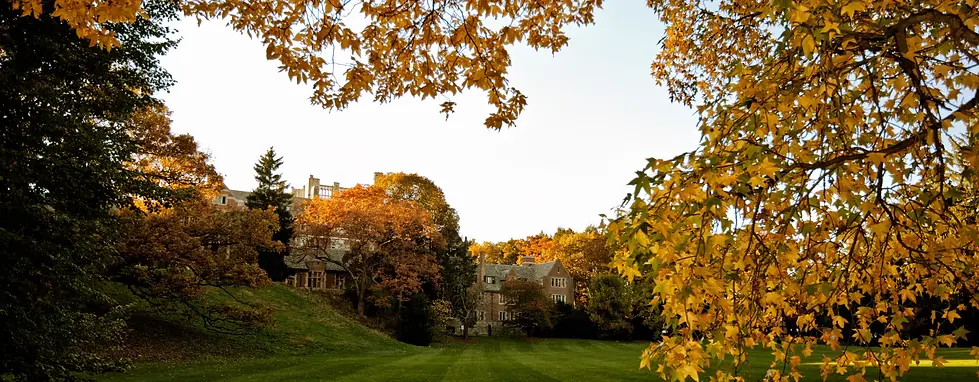 Autumn college campus representing Tiger Crest Educational Consulting’s personalized, results-driven approach to helping students discover best-fit colleges and achieve academic success