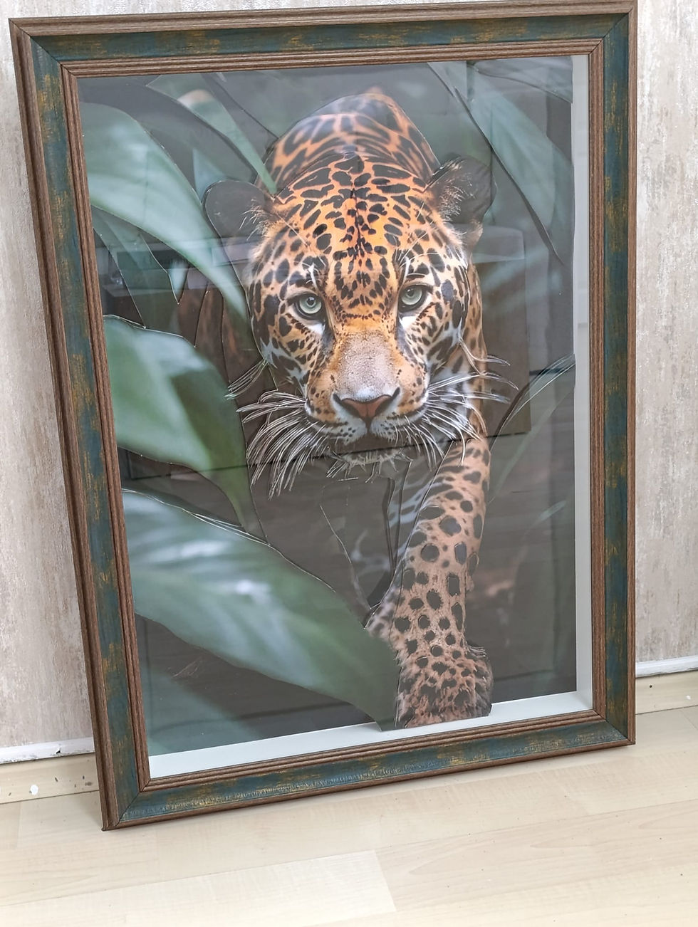 Küçük resim: Kaplan 3D Rölyef Tablo - 50x70 cm - Modern Vahşi Doğa Serisi