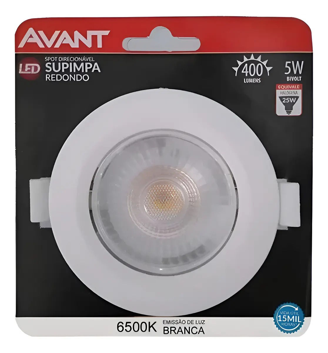 Spot Embutir Redondo 5W Authentic
