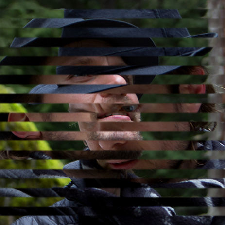 DJ profile identity photographed and composited.