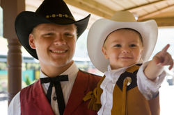 Cowboys of All Ages at Tweetsie Railroad