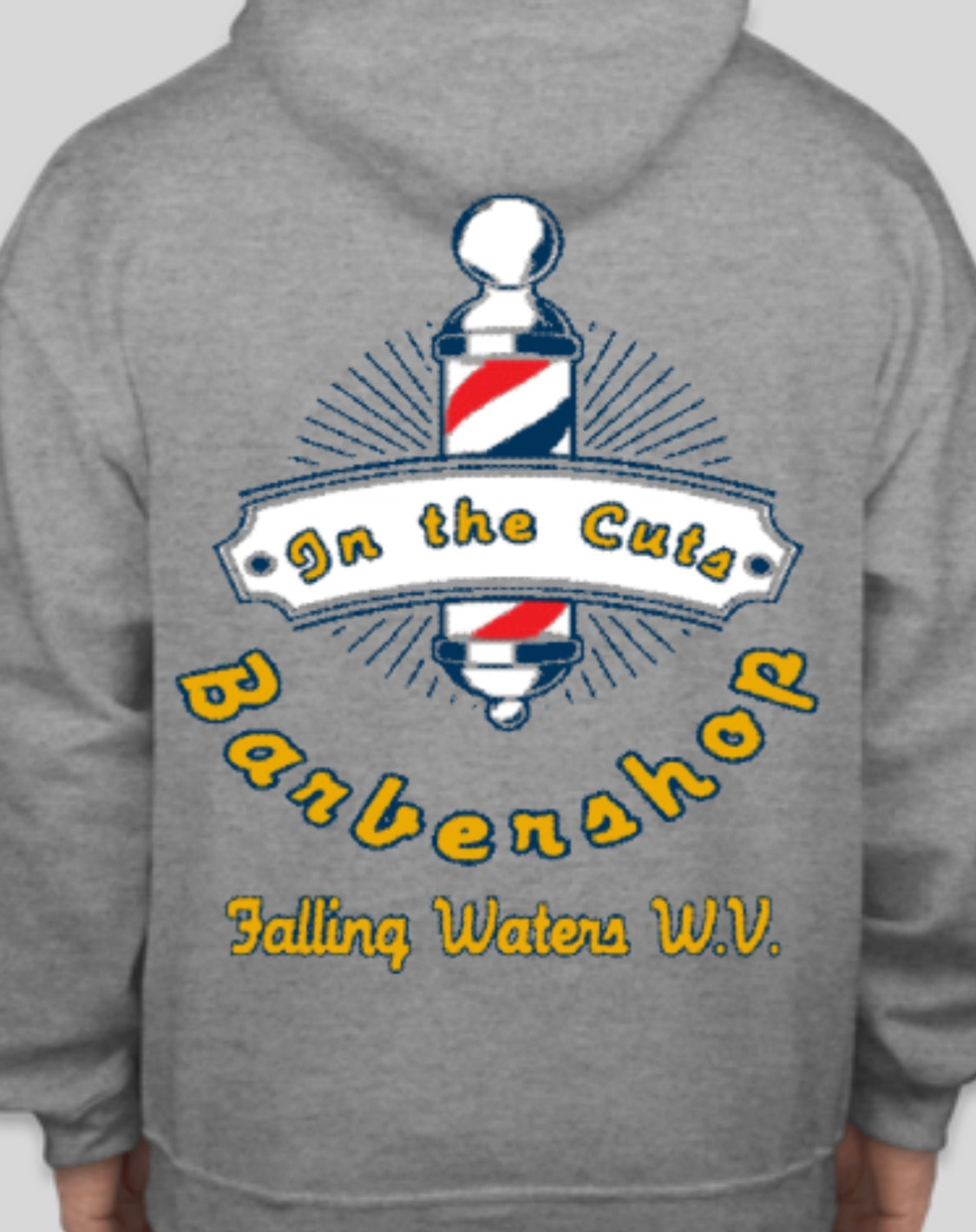 In The Cuts Barbershop Exclusive Gray hoodie