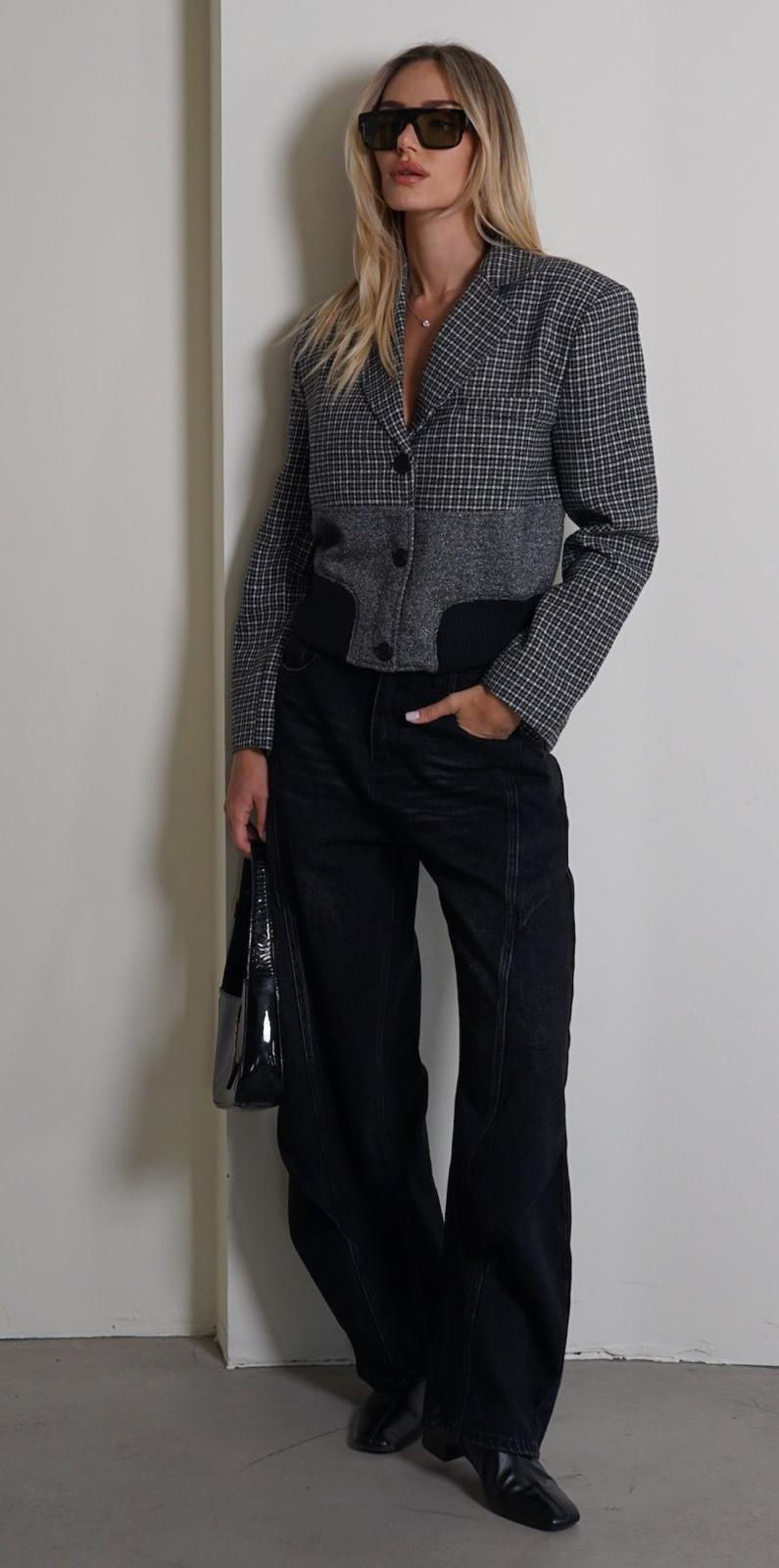 תמונה ממוזערת: גקט TWEED משולב