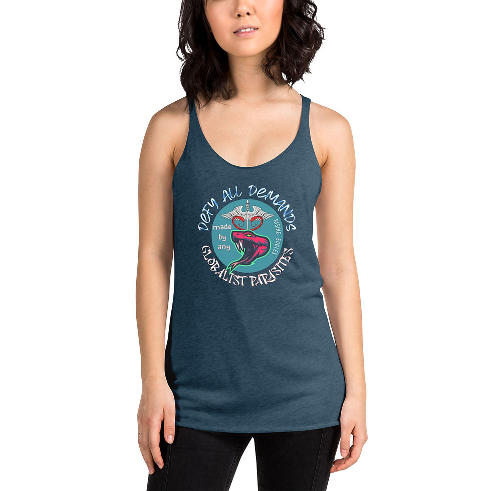 Thumbnail: Defy All Demands - Women's Racerback Tank Dark