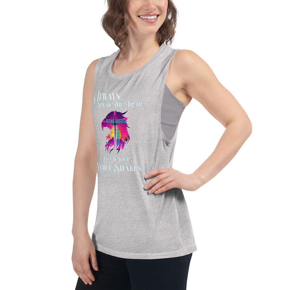 Thumbnail: Always Speak The Truth - Ladies’ Muscle Tank