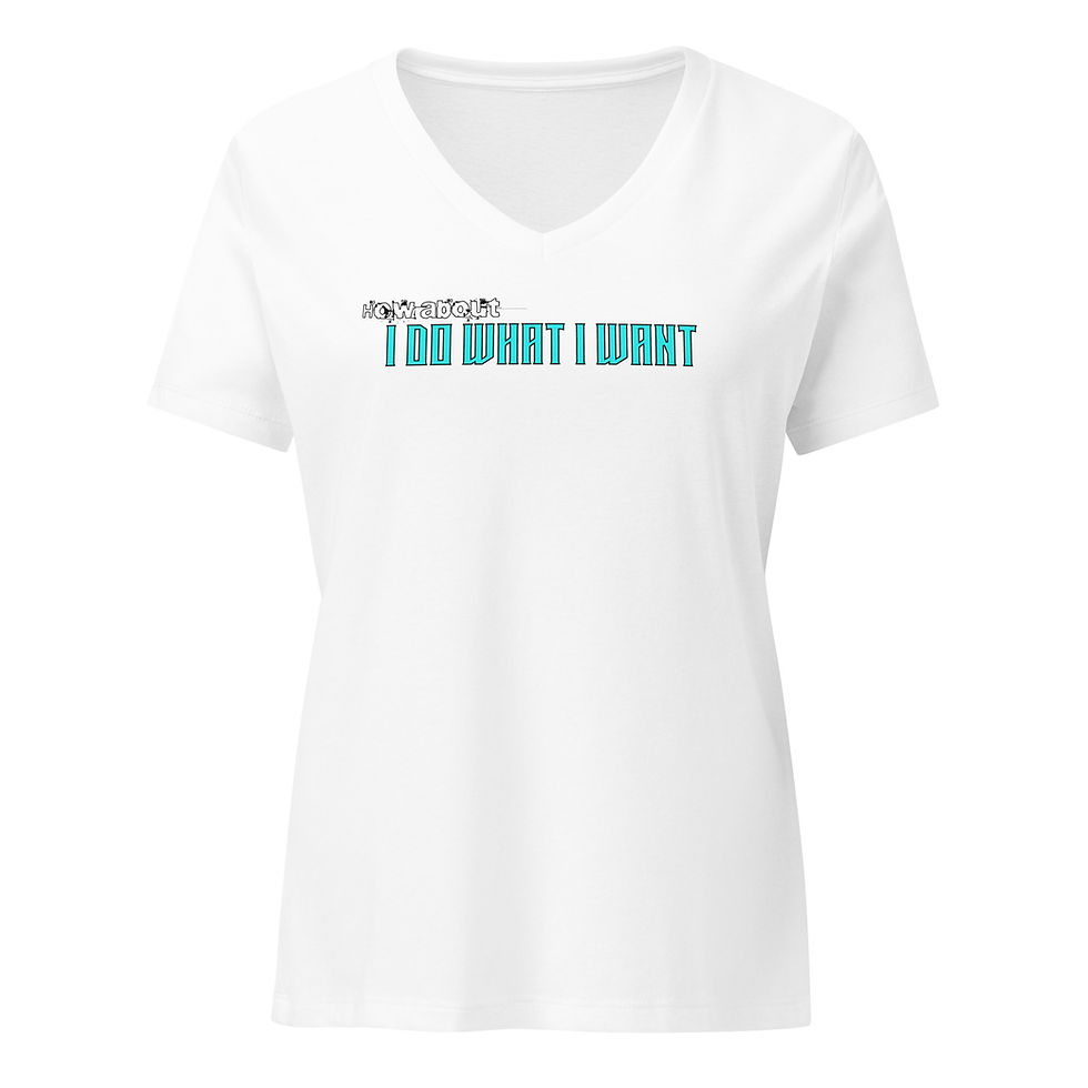 Thumbnail: No Masters - Women’s relaxed v-neck t-shirt