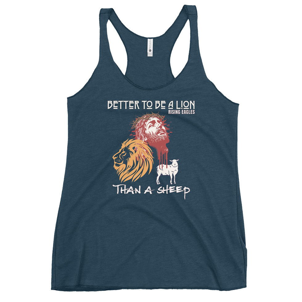 Thumbnail: Better to be a Lion - Women's Racerback Tan