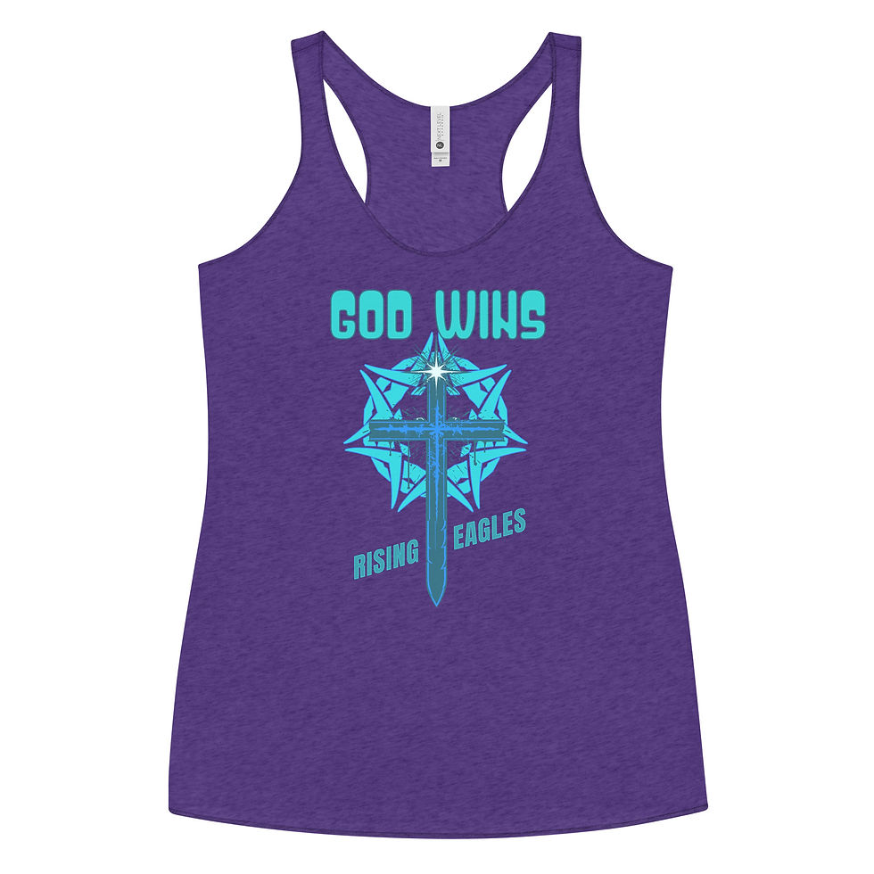 Thumbnail: God Wins - Women's Racerback Tank
