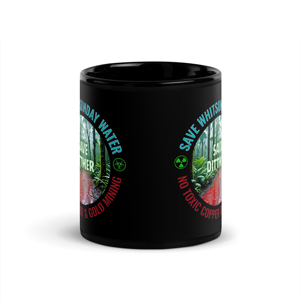 Thumbnail: Save Dittmer - Style 02 - Black Glossy Mug